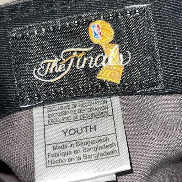 Adidas Hat Youth NBA golden State champions 2017 finals Baseball cap Gray - Picture 4 of 4